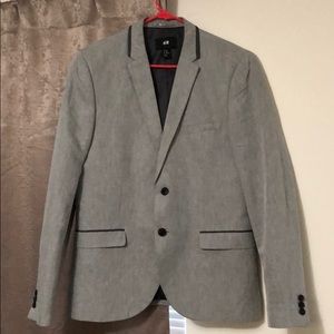 Light Gray Blazer Jacket
